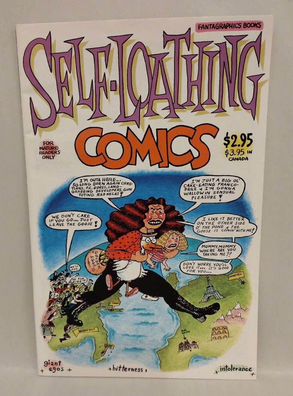 SELF LOATHING COMICS #1 (1995) Fantagraphics Comic Robert Crumb