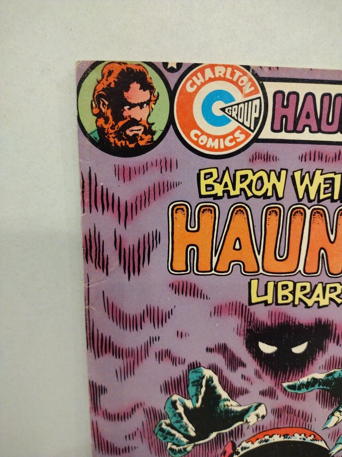 Baron Weirwulf's Haunted Library #73 (1984) Charlton Horror Comic Tom Sutton VF