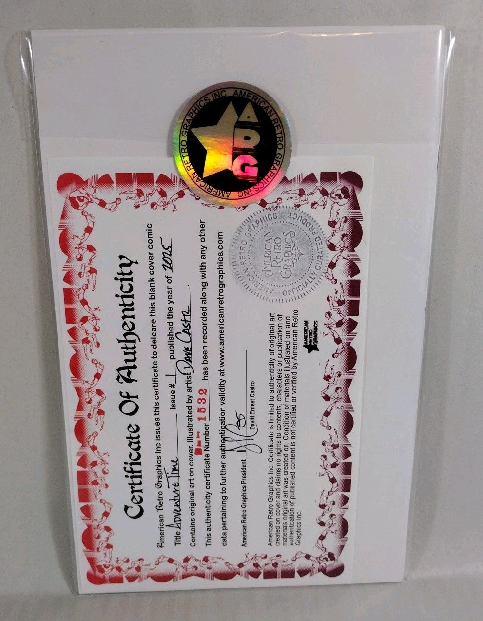 Adventure Time #1 (2025) Oni Press Sketch Cover Comic W Original Dave Castr Art