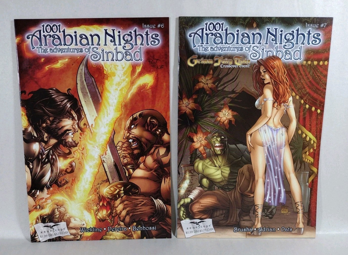 1001 Arabian Knights (2008) Zenescope Comic Lot Set #0 1 2 3 4 5 6 7 8 9 VF-NM
