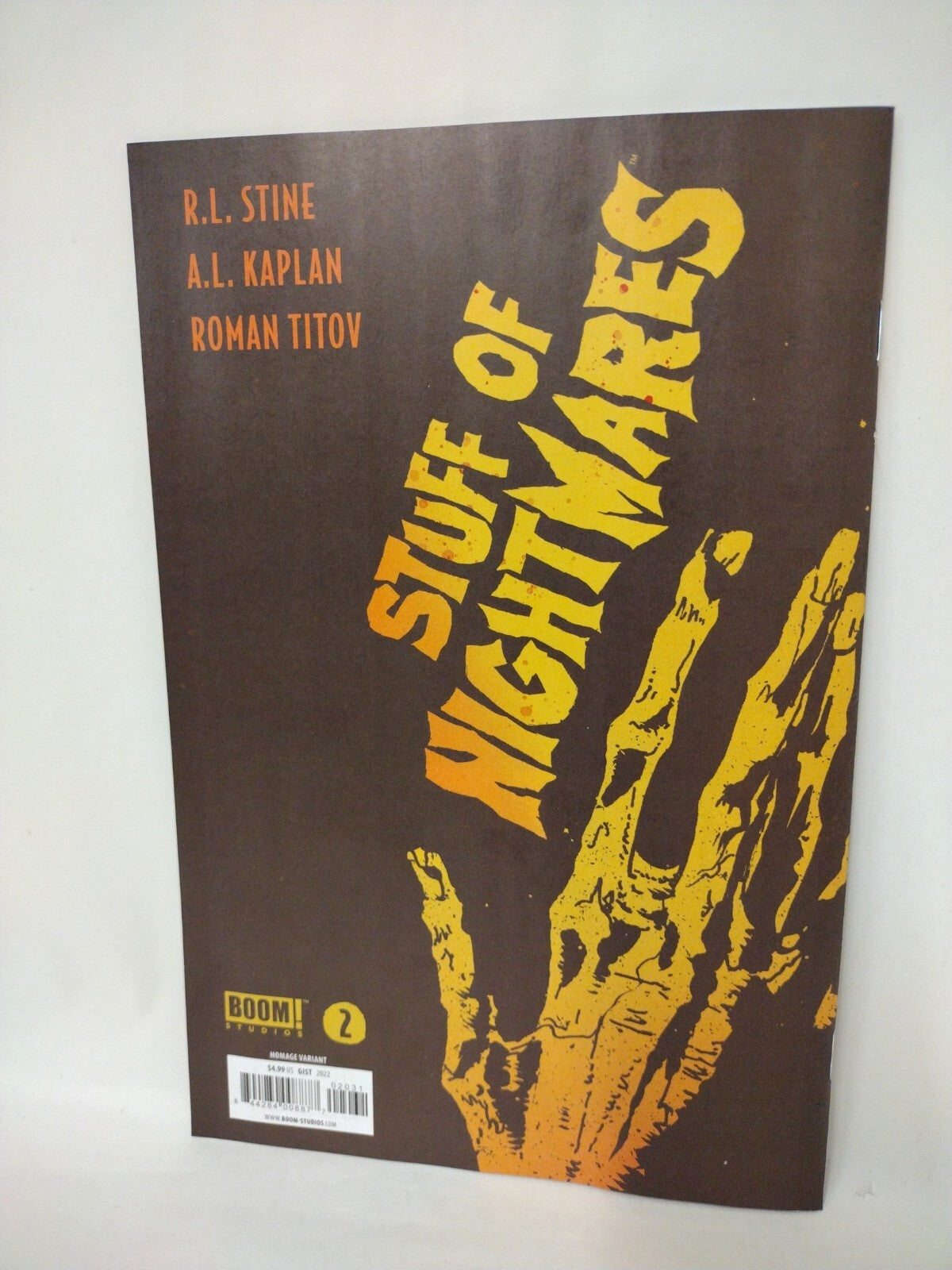 Stuff Of Nightmares #2 (2022) Boom Comic Cover C EM Gist EC Homage Variant NM