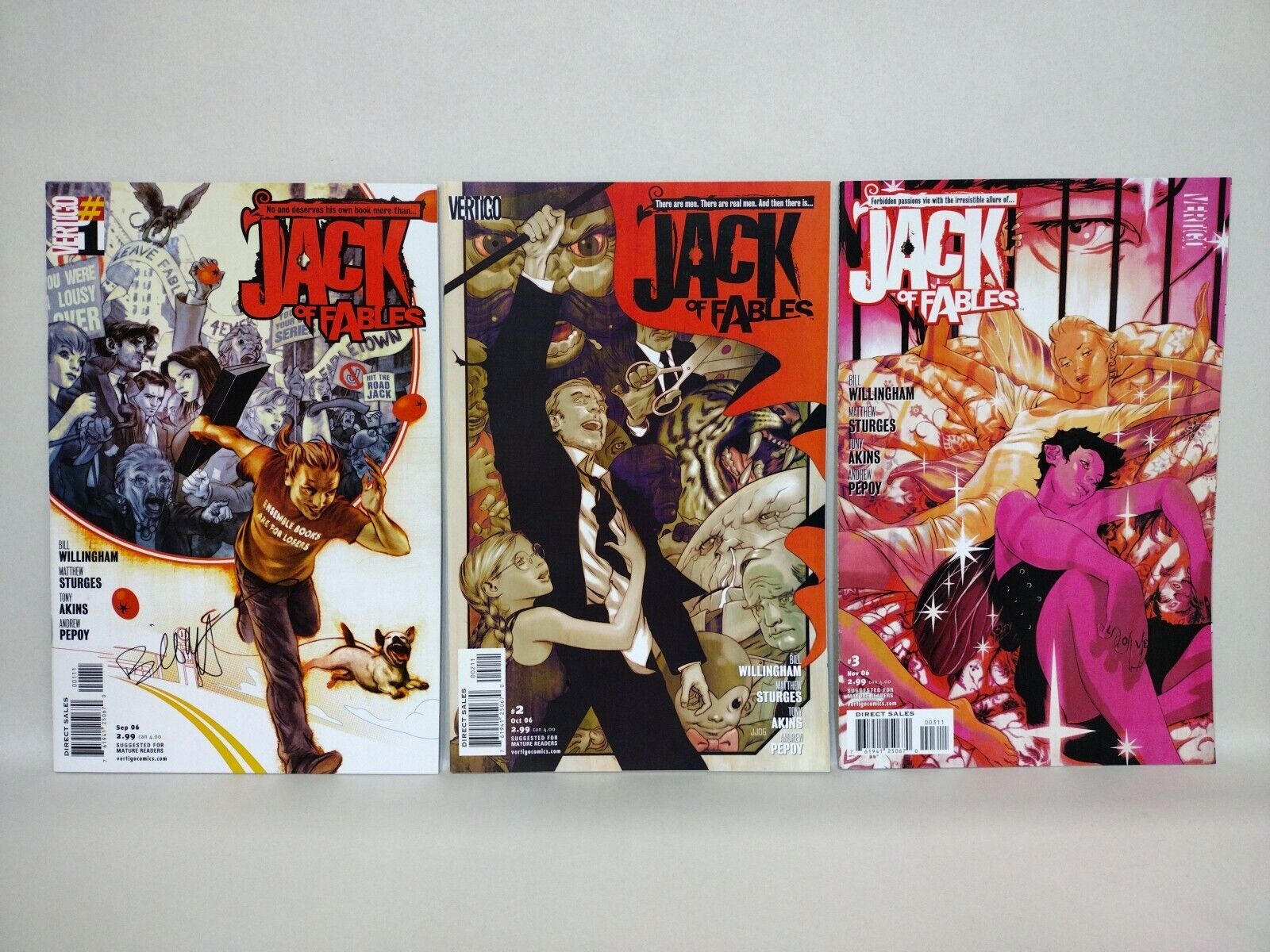 Jack Of Fables (2006) Complete Vertigo Comic Run Set #1-50 # Literals #1-3 VF-NM