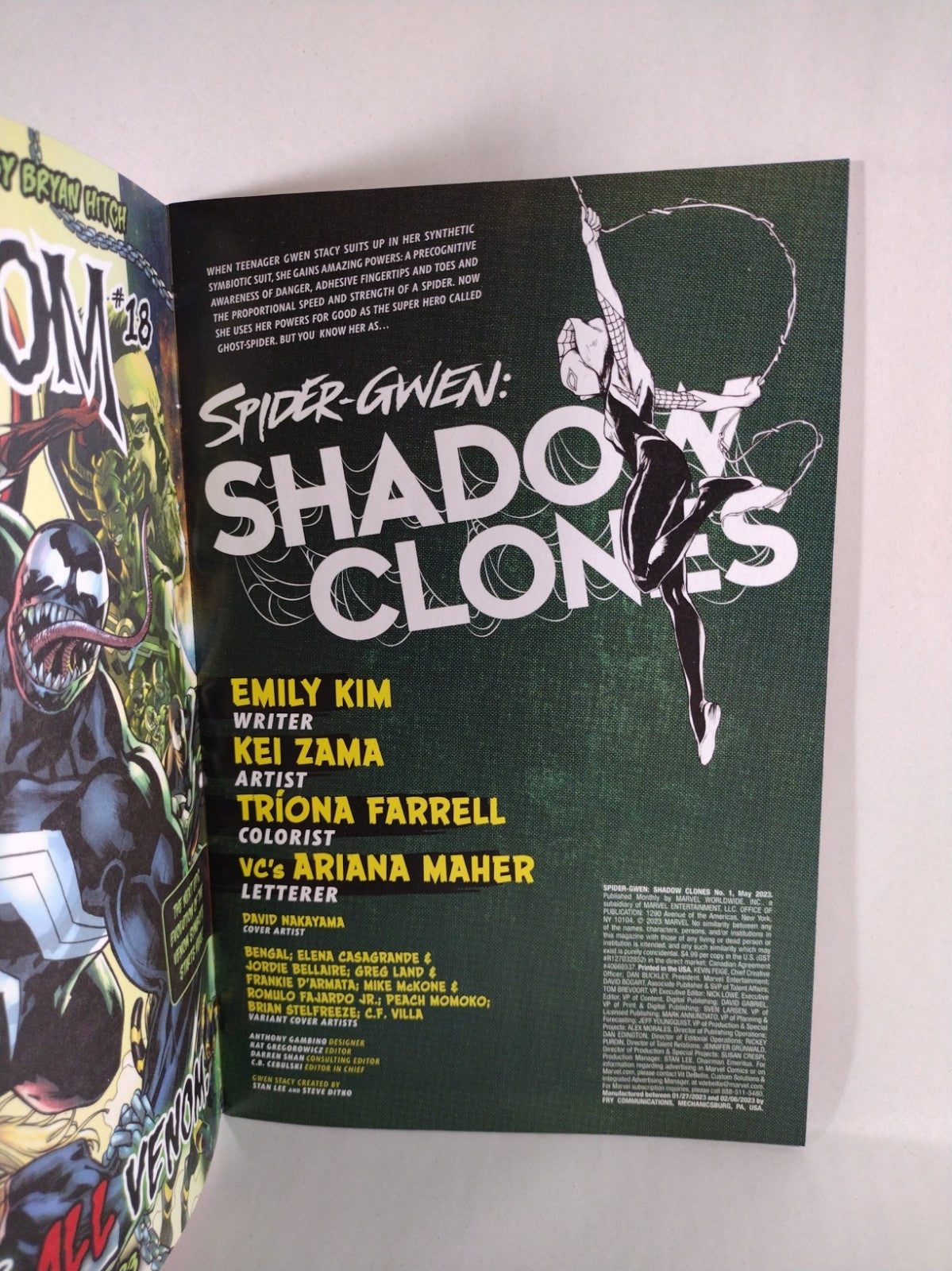 SPIDER-GWEN Shadow Clones #1 (2023) Marvel Blank Cover Variant Comic New NM