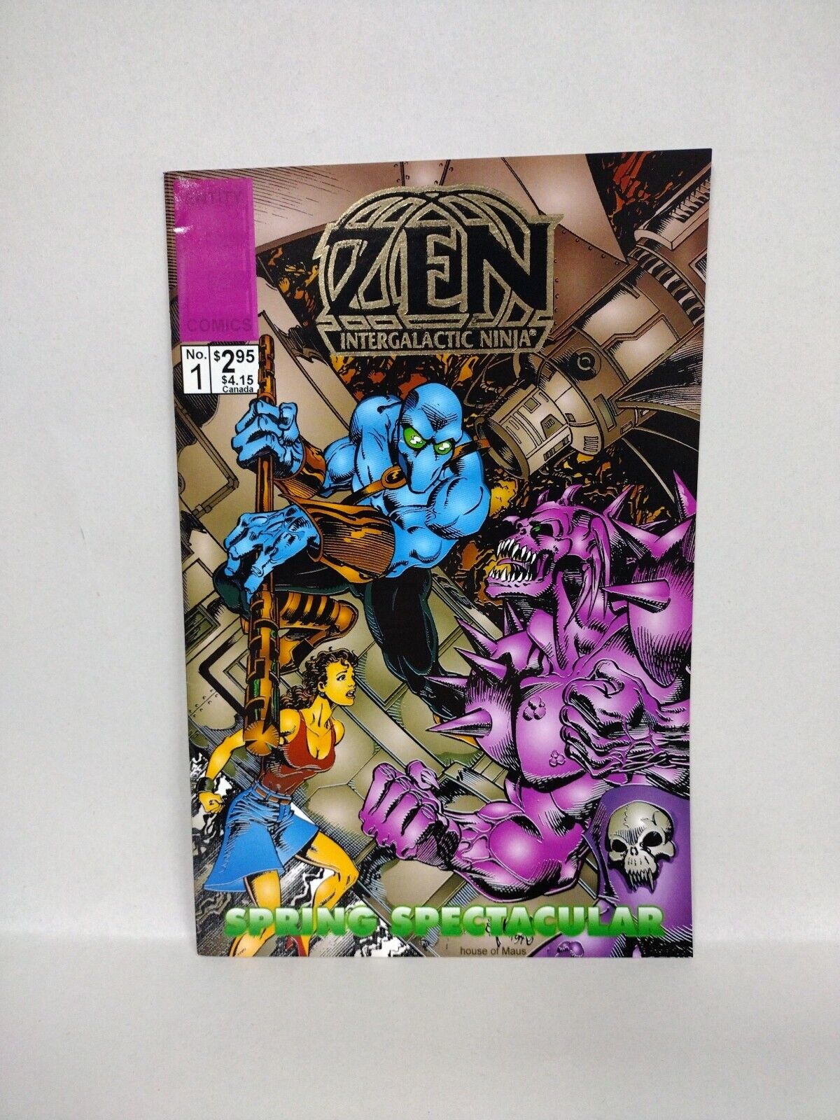 Zen Intergalactic Ninja (1994) 1 One-Shot Comic Lot Set Of 5 Art Of Sourcebook +