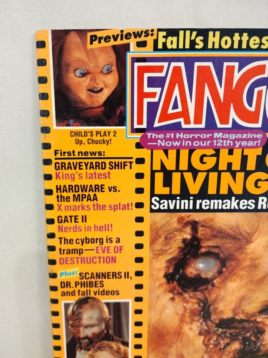 Fangoria #97 (1990) NOTLD Hardware Child's Play Gate II Darkman Eve Destruction 