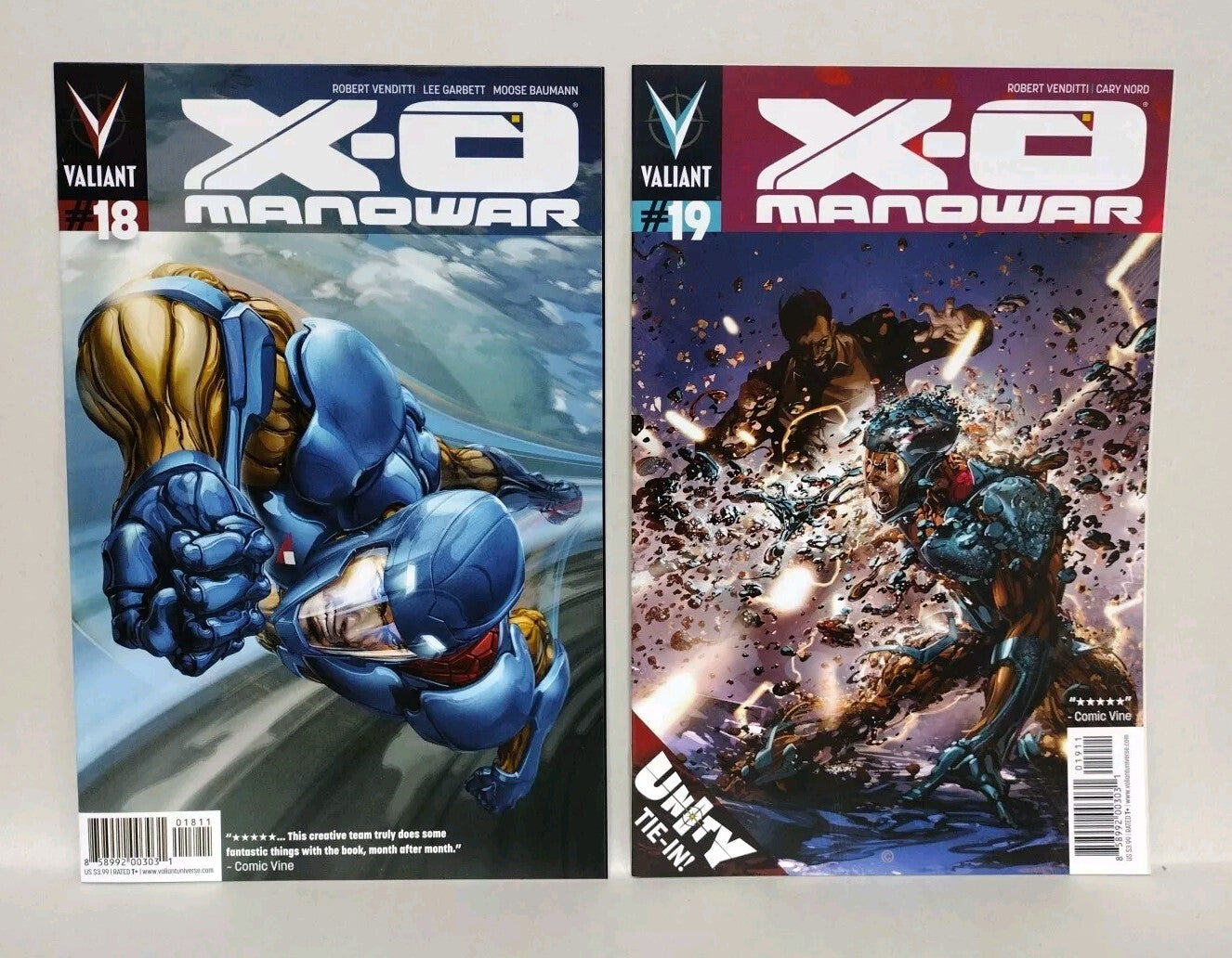 X-O Manowar (2012) Valiant Comic Lot Set #0 1-15 17-19 Robert Venditti