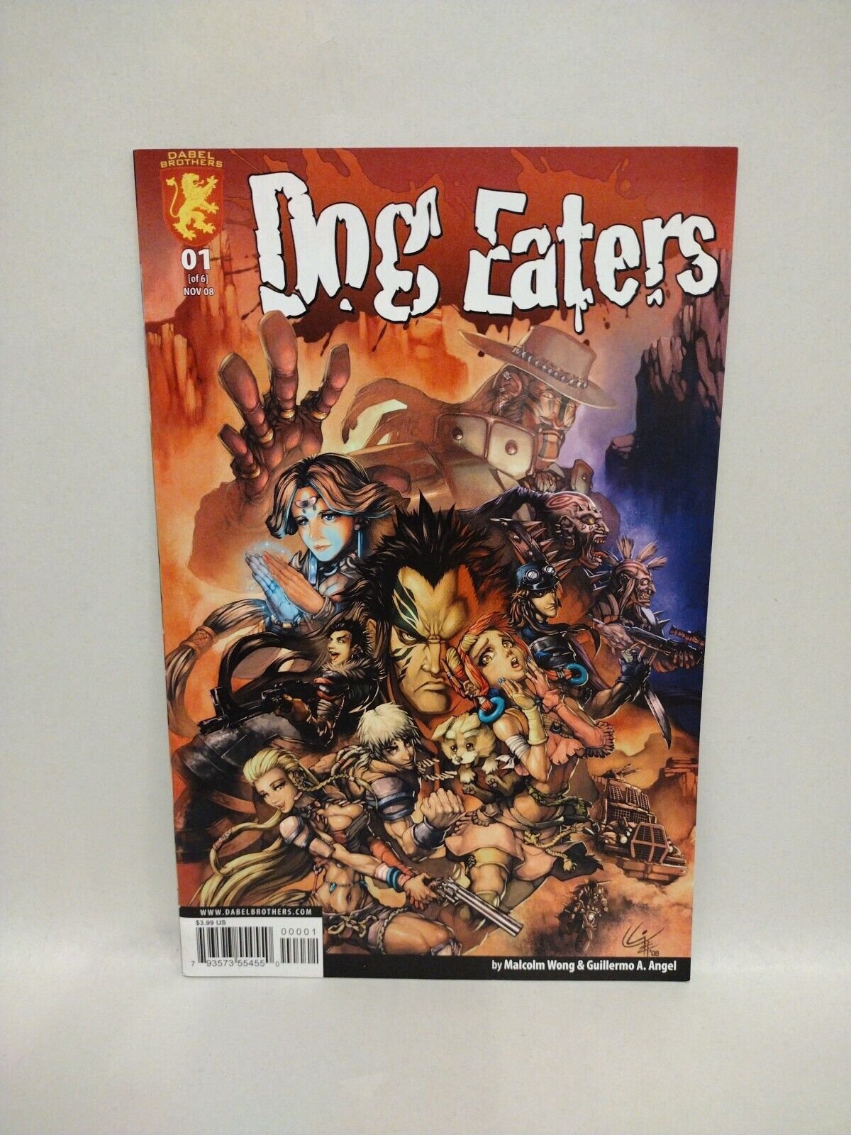 Dog Eaters (2008) Dabel Brothers Comic Lot Set #1 2 3 0 Preview Ed Malcom Wong