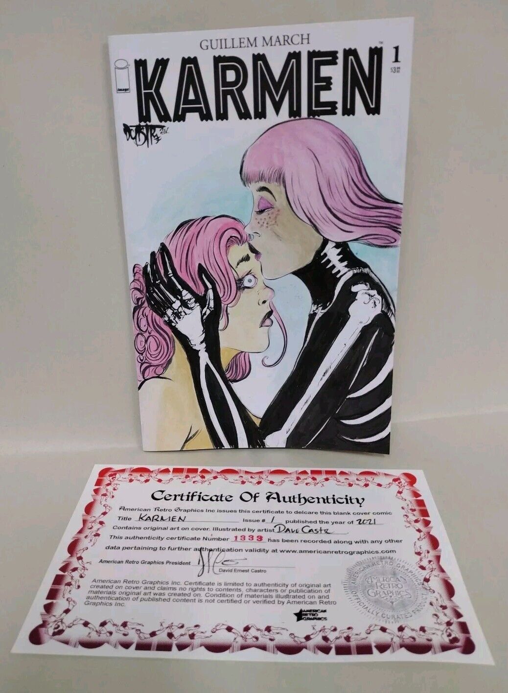 Karmen 1 (2021) Image Comic Sketch Cover Variant W Original Dave Castr Art