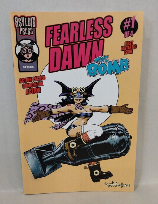 Fearless Dawn The Bomb #1 A (2023) Asylum Press Steve Mannion NM