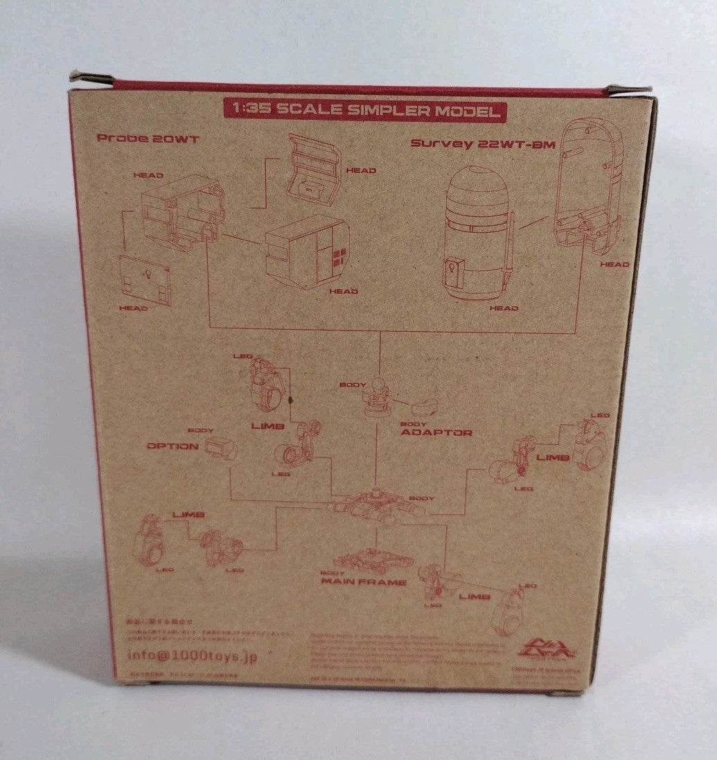 Izmojuki Probe 20WT (1000 Toys) 1/35 Scale Model Kit New Sealed With Box