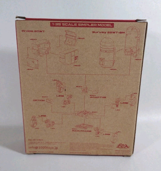 Izmojuki Probe 20WT (1000 Toys) 1/35 Scale Model Kit New Sealed With Box