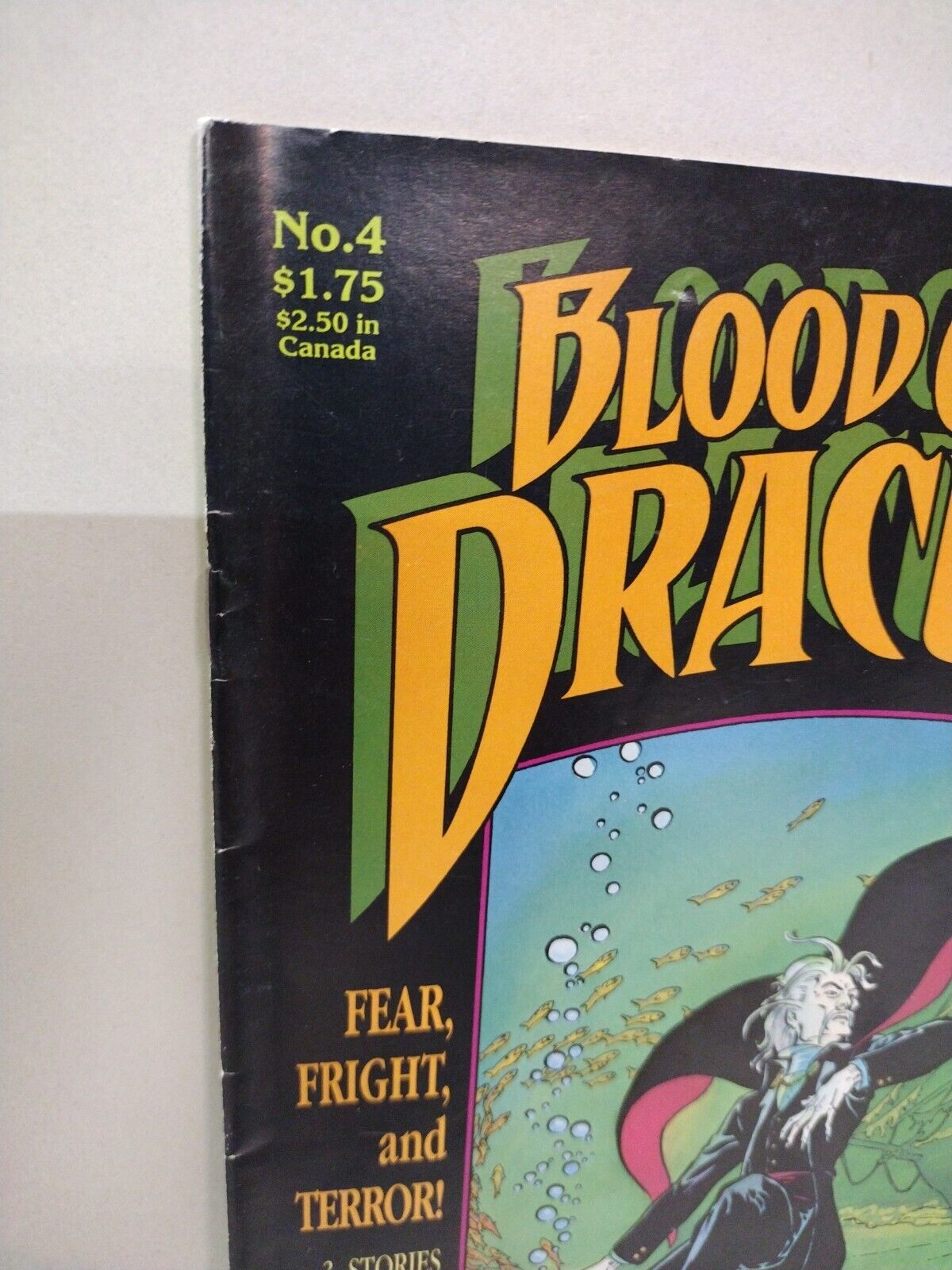 Blood of Dracula (1988) #4 Daemon Willis Mark Wheatley Cover Art Apple Comics