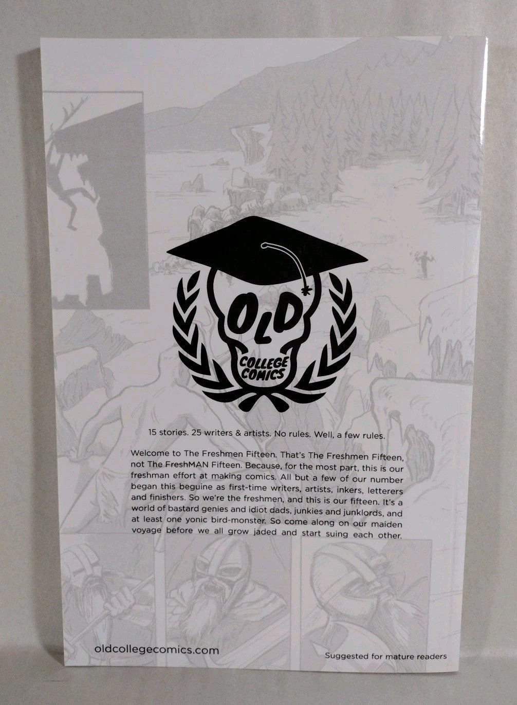 Freshmen Fifteenth (2012) Old College Comics TPB Early Dave Castr Interior Art