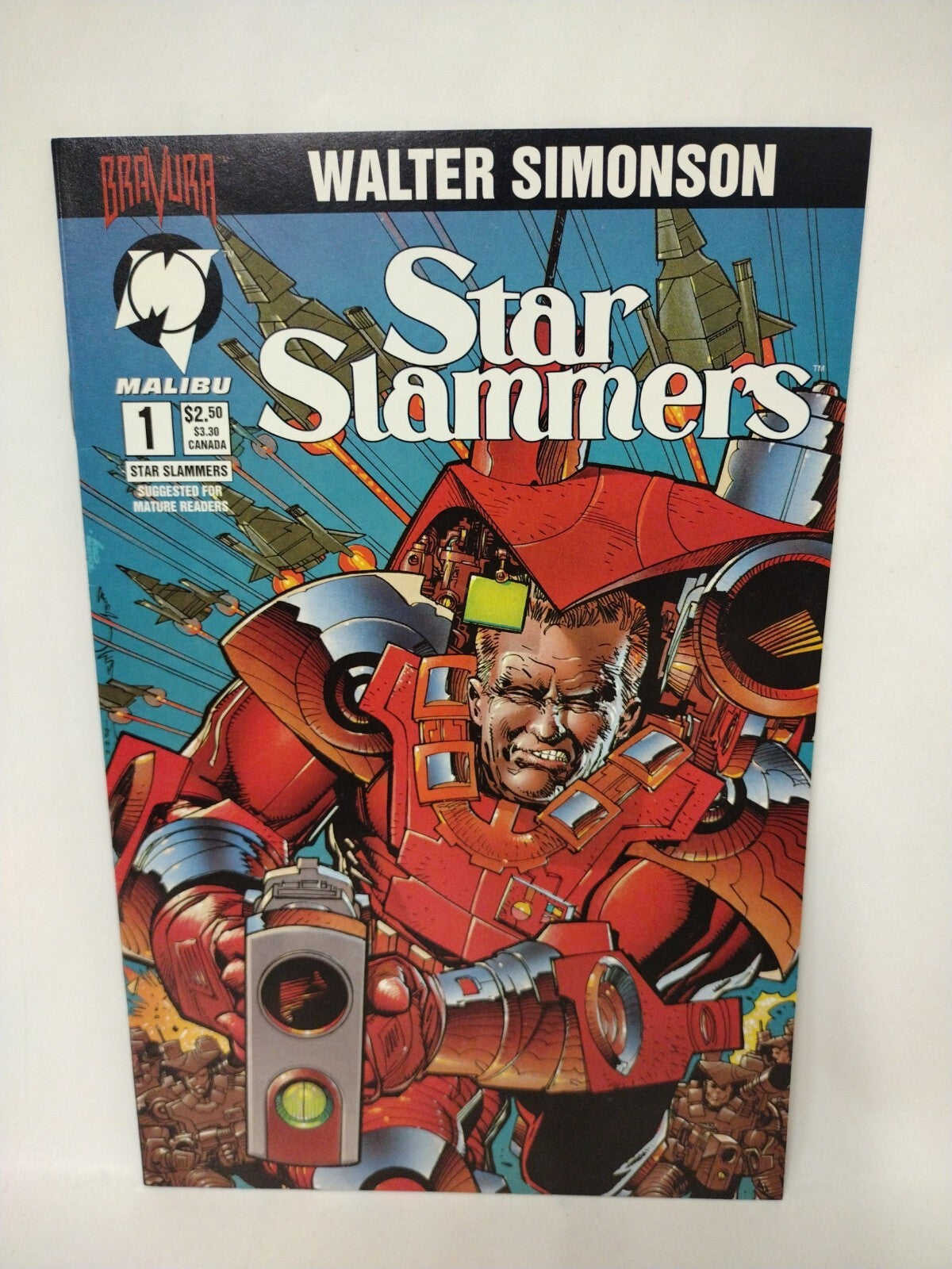 Walter Simonson Star Slammers (1994) Complete Malibu Bravura Comic Set 1 2 3 4