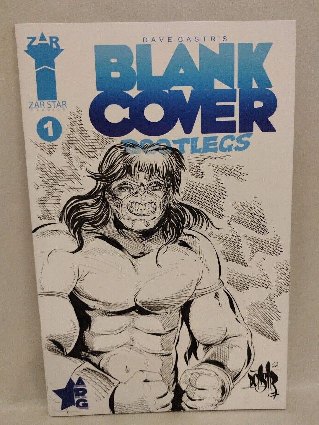 Dcastr's Blank Cover Bootlegs 1 (2022) ARG Sketch Variant W Original Ult Warrior