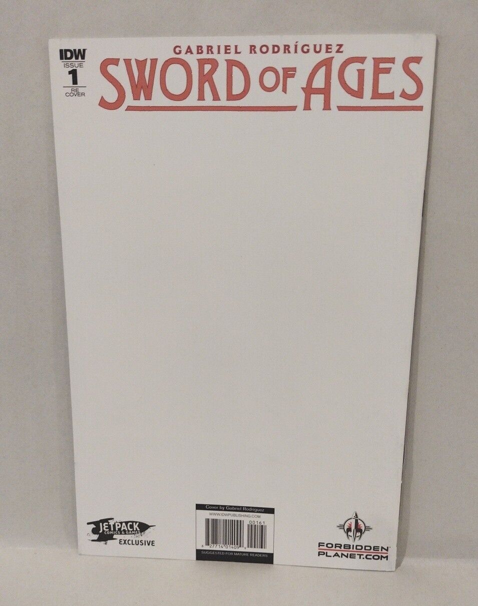 Sword Of Ages #1 (2007) Complete IDW Variant Comic Set Gabriel Rodriguez VF-NM