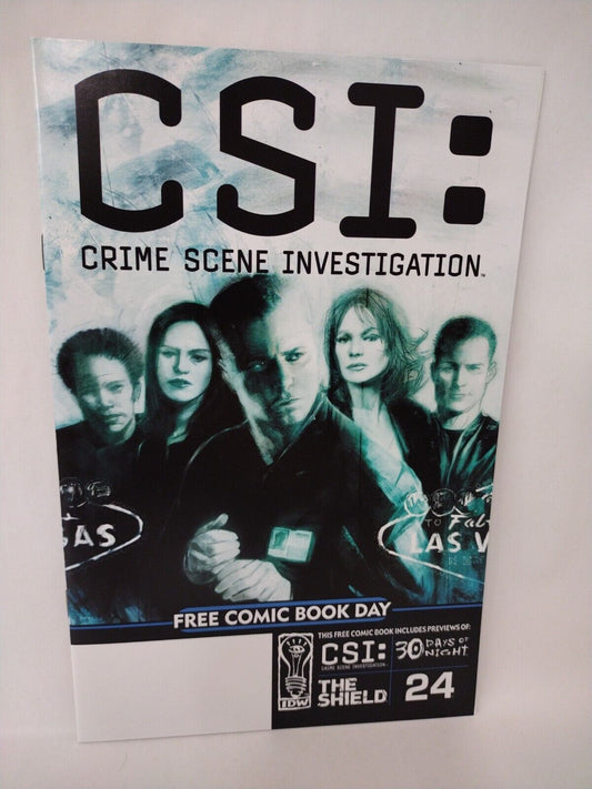 CSI Crime Scene Investigation 30 Days Of Night Shield 24 (2004) IDW FCBD Comic