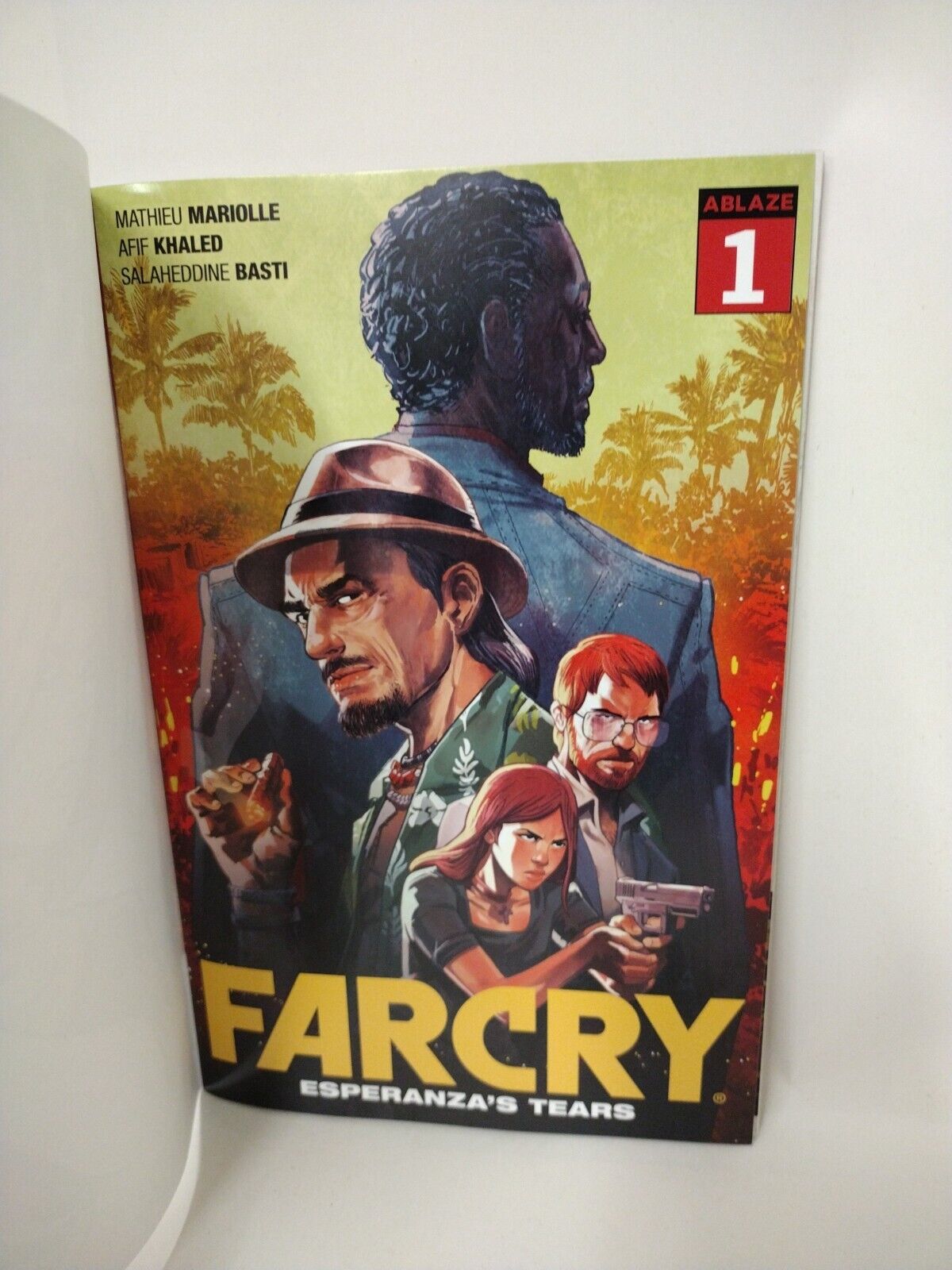 FarCry Esperanza's Tears #1 (2022) Ablaze Blank Cover Comic w Original Art ARG