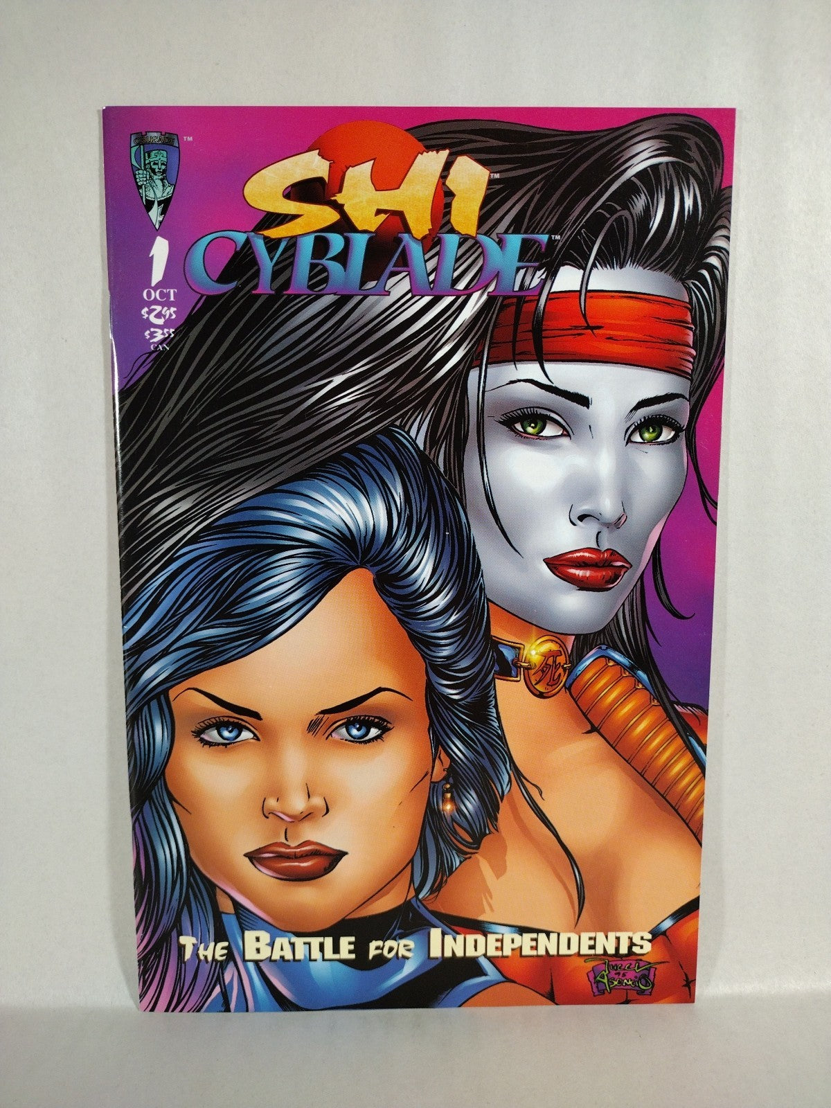 Cyblade Shi (1995) Image Crusade Comic Battle For The Independents Pt 1 2 VF-NM