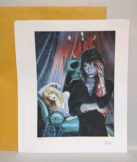 The Crow Color Portfolio 6 Pc 17X20" Linen Print Set Signed & #'d 747/1500