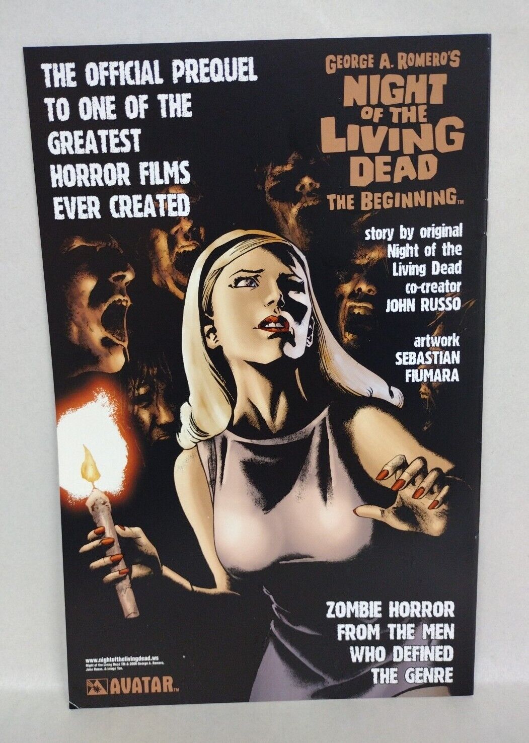 Night O/T Living Dead Back From The Grave 1 Variant W Original Jacen Burrows Art