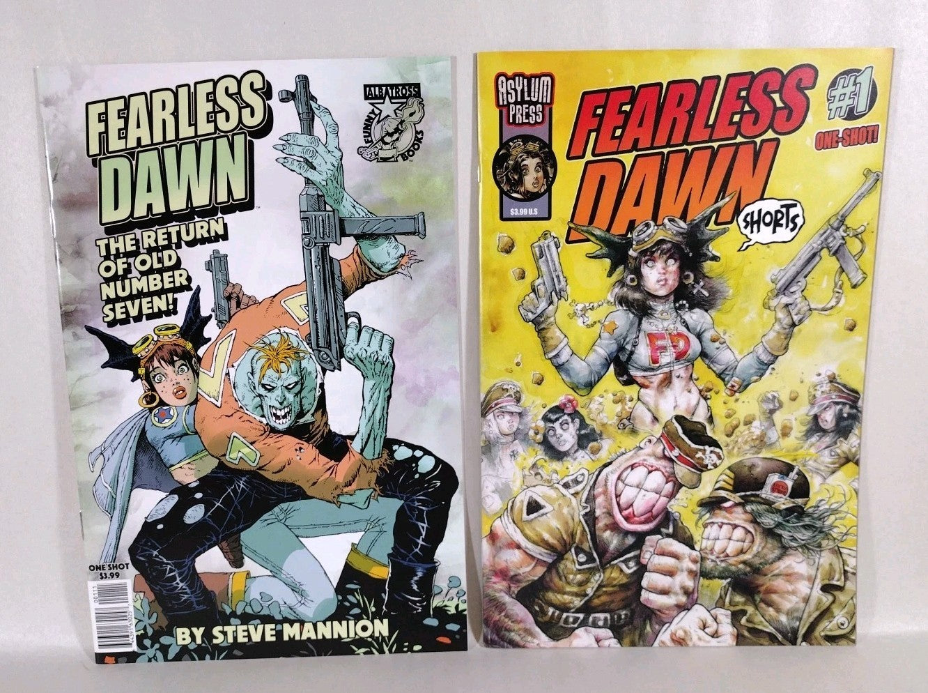 Fearless Dawn (2009) Complete Asylum Press Comic Series 1-4 +8 One Shots Mannion