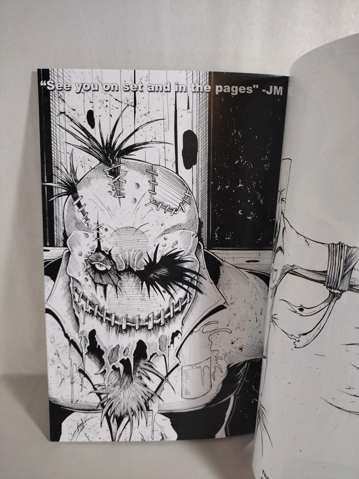 Scared (2010) Taco Comics Dave Castr Josh Mihal Scarecrow Horror Signed 