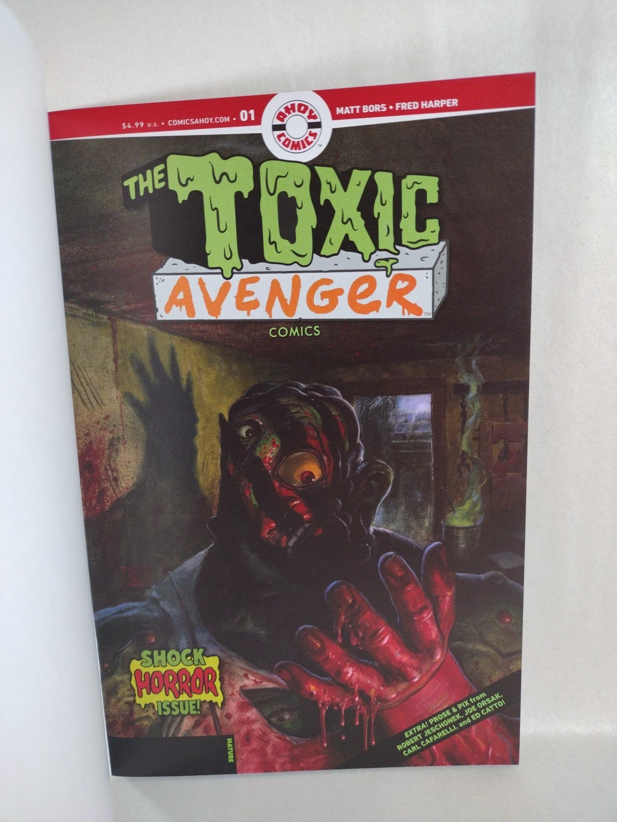 Toxic Avenger #1 (2025) Ahoy Sketch Cover W Original Dave Castr Bobby Art