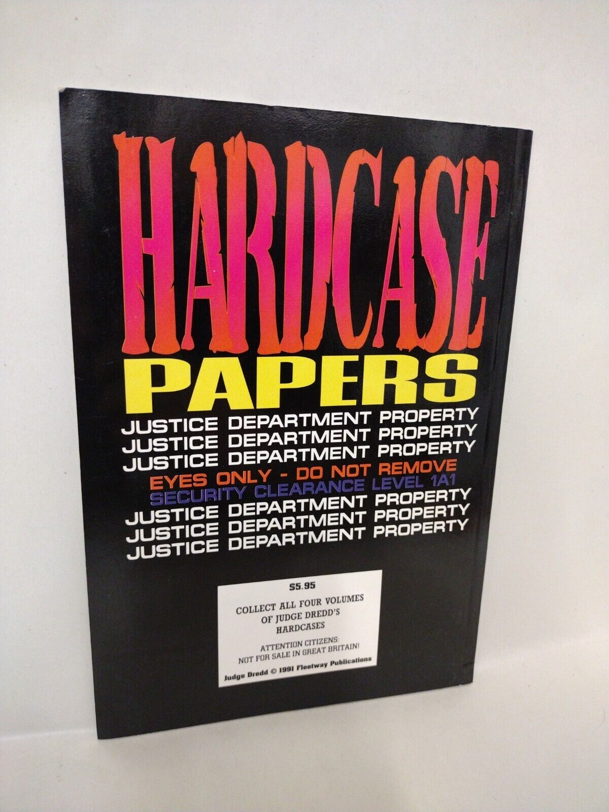 Judge Dredd Hardcase Papers Vol 2 (1991) SQP Fleetway 2000ad TPB