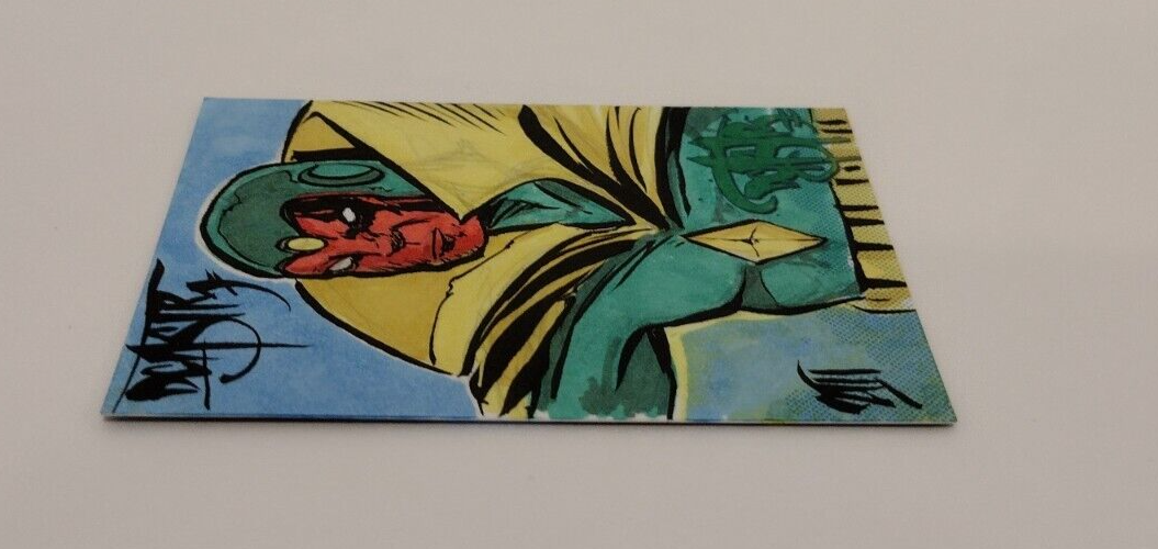 DCastr Iron Claw Series Personal Sketch Card Original 1/1 War Vision Art wHolder