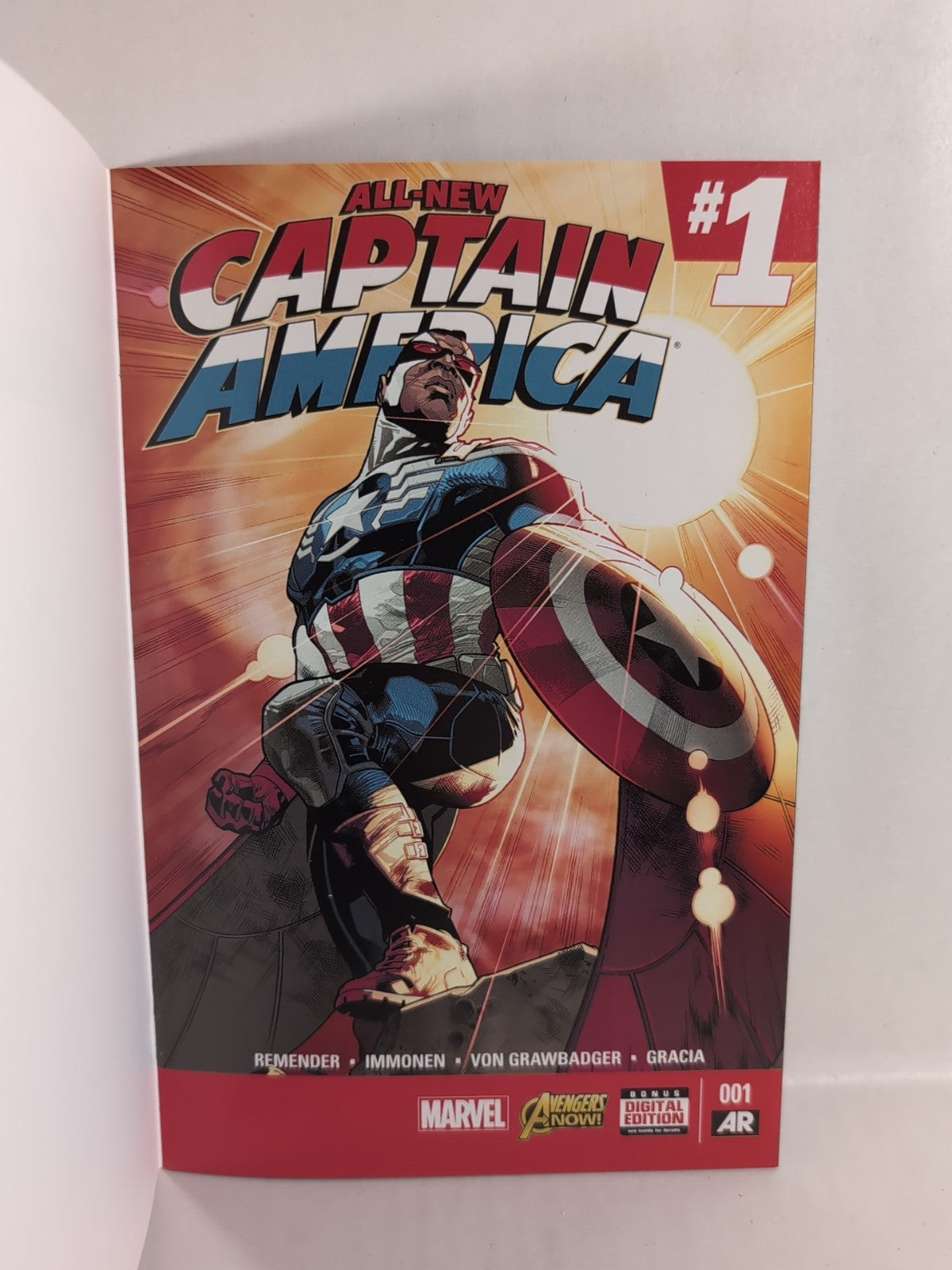 All-New Captain America #1 (2015) Marvel Comic Blank Cover Variant New NM