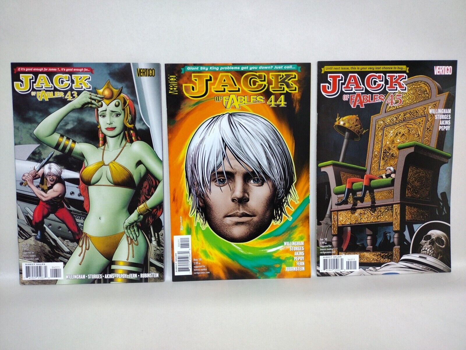 Jack Of Fables (2006) Complete Vertigo Comic Run Set #1-50 # Literals #1-3 VF-NM