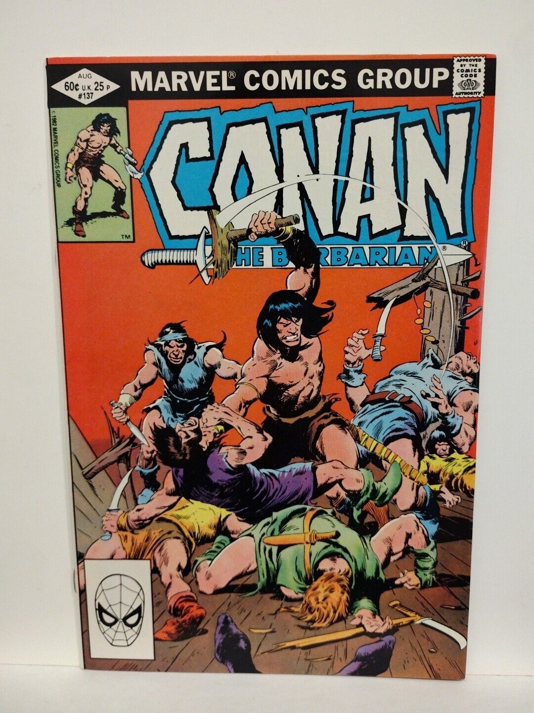 Conan #137 (1982) Bronze Age Marvel Bruce Jones Alfredo Alcala VF-NM