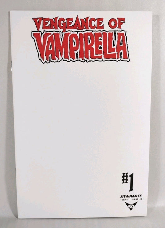 Vengeance Of Vampirella #1 (2019) Dynamite Comic Blank Sketch Cover Variant NM