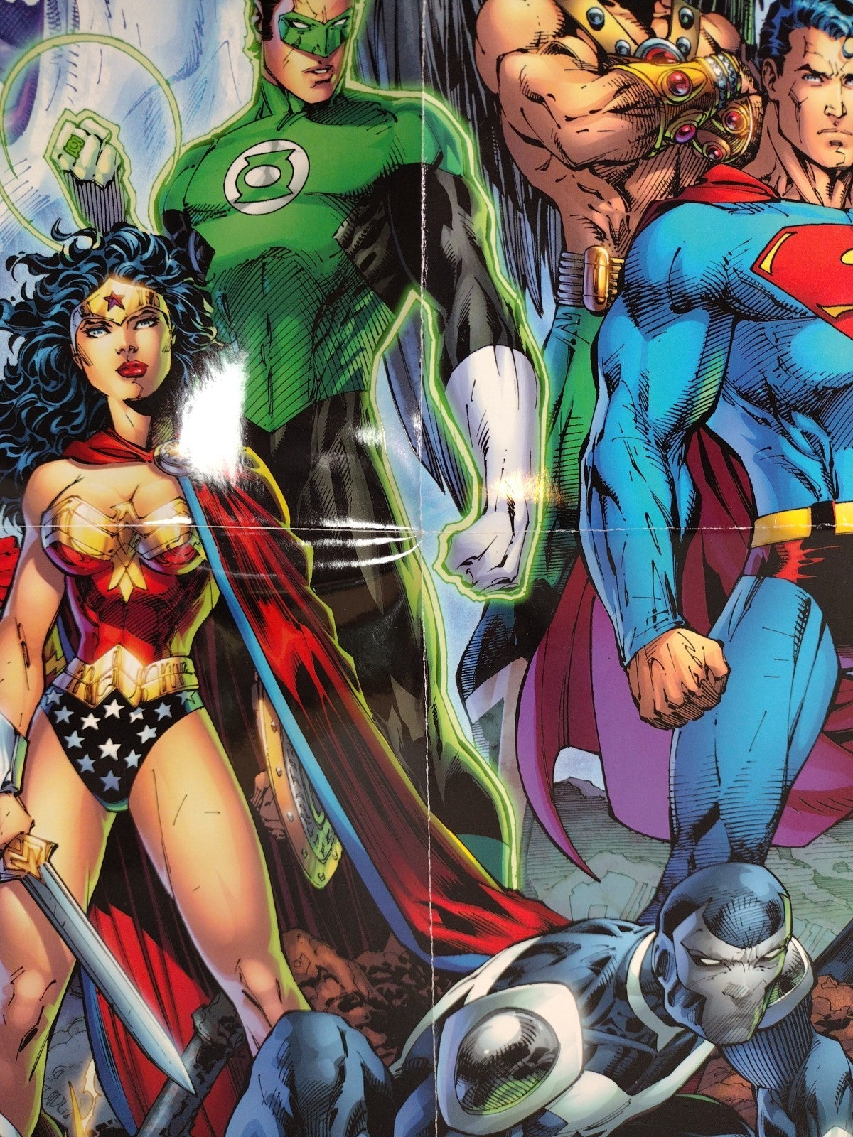 DC Universe (2009) Online Poster Double-Sided Promo Superman Batman 20.5 X 13.5"