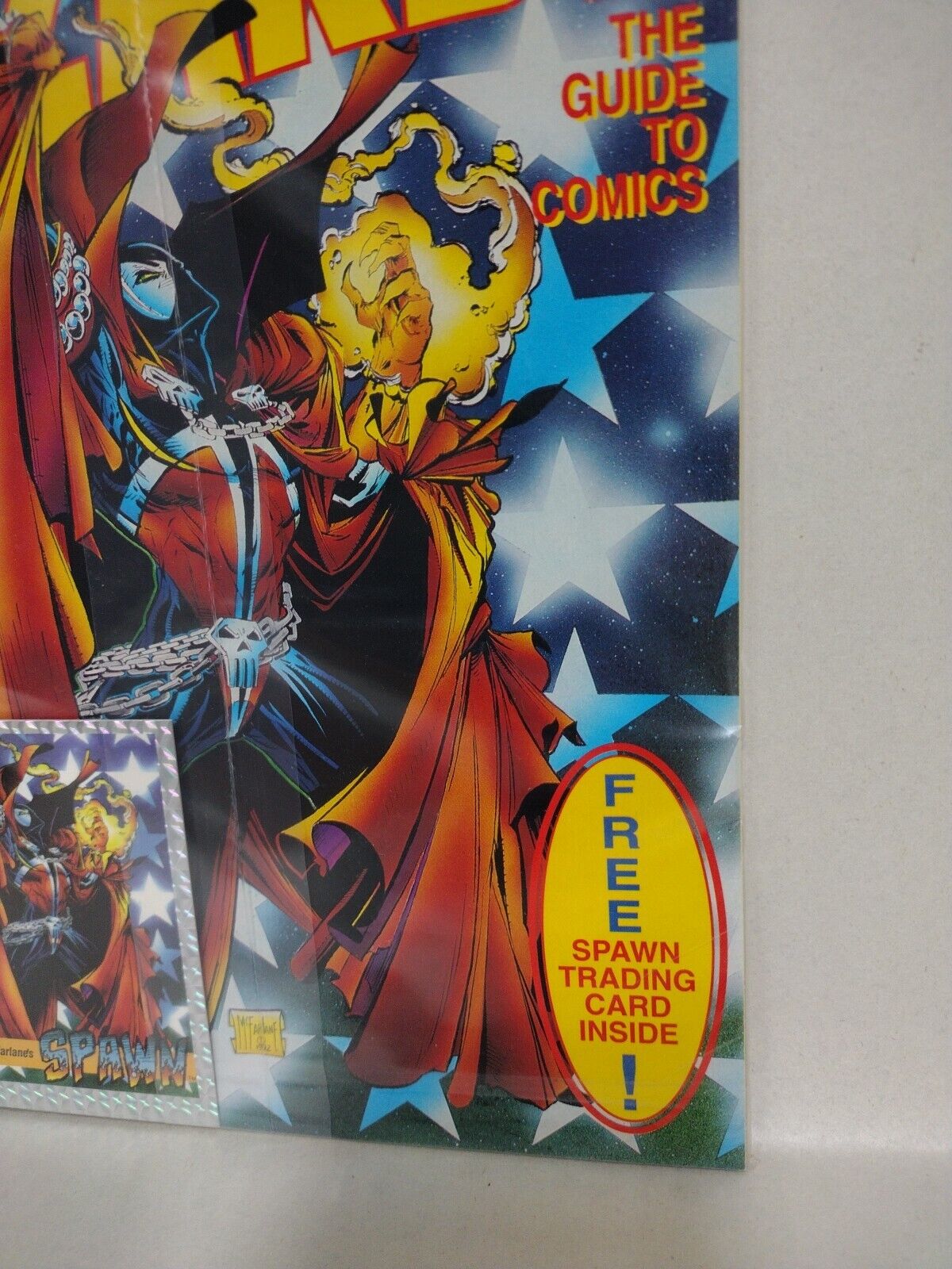 Wizard Comic Magazine #11 (1992) Spawn Cover Sealed W Prism Card New