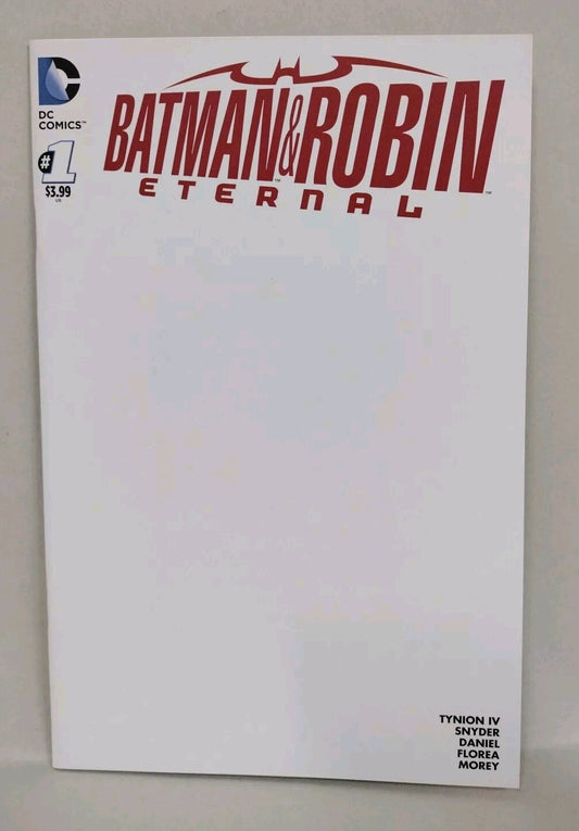 Batman & Robin Eternal #1 (2015) DC Comic Blank Sketch Cover Variant New NM