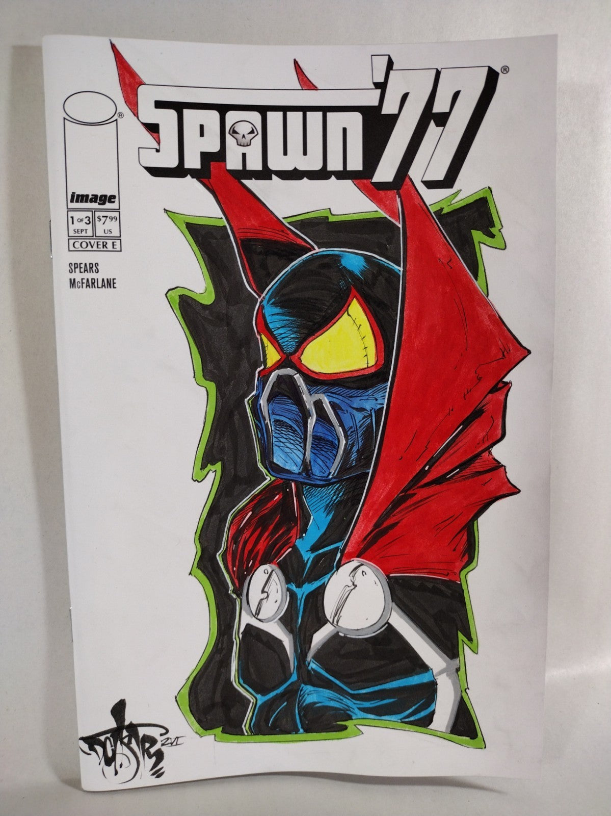 Spawn '77 #1 (2026) Image Comic Sketch Cover Variant W Original Dave Castr Art
