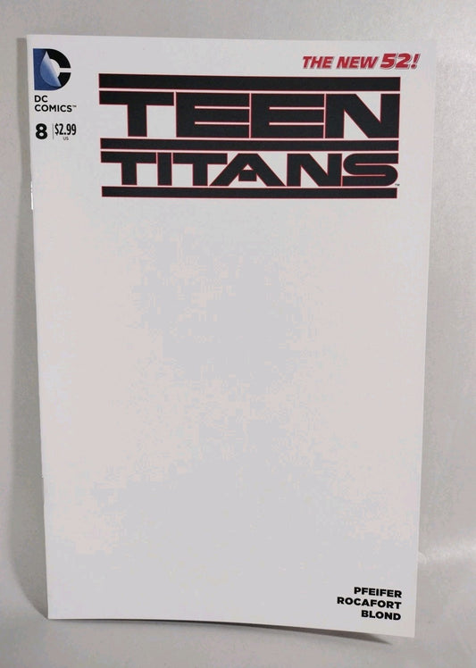 Teen Titans #8 (2015) DC Comic Blank Sketch Variant Cover New NM