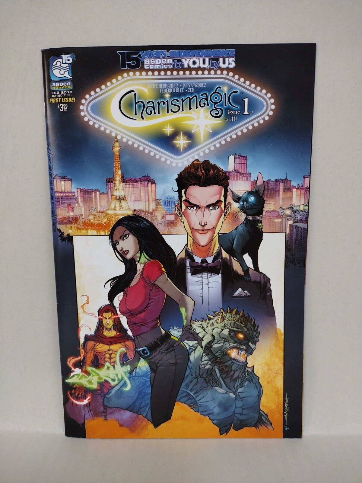 Charismagic (2018) Aspen Comic Lot Set #1 2 3 4 Vince Hernandez Joey Vasquez