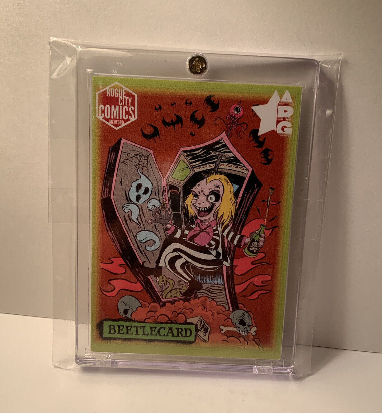 Beetlejuice Card ARG Rogue City Comics Medford Exclusive Trading Card Signed #