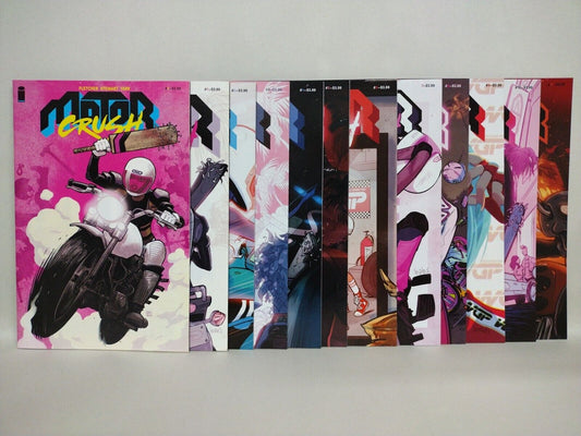 Motor Crush (2018) Complete Image Comic Lot Set 1-11 +Variant Babs Tarr Fletcher