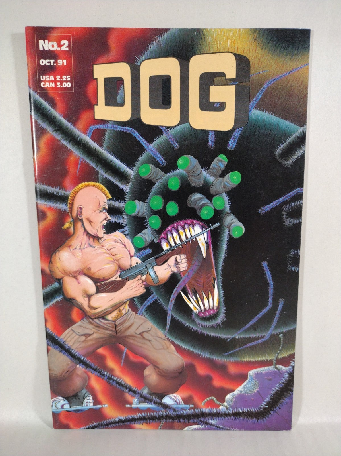 Dog #2 (1991) Rebel Studios Comic Joe Vigil Outlaw VF-NM