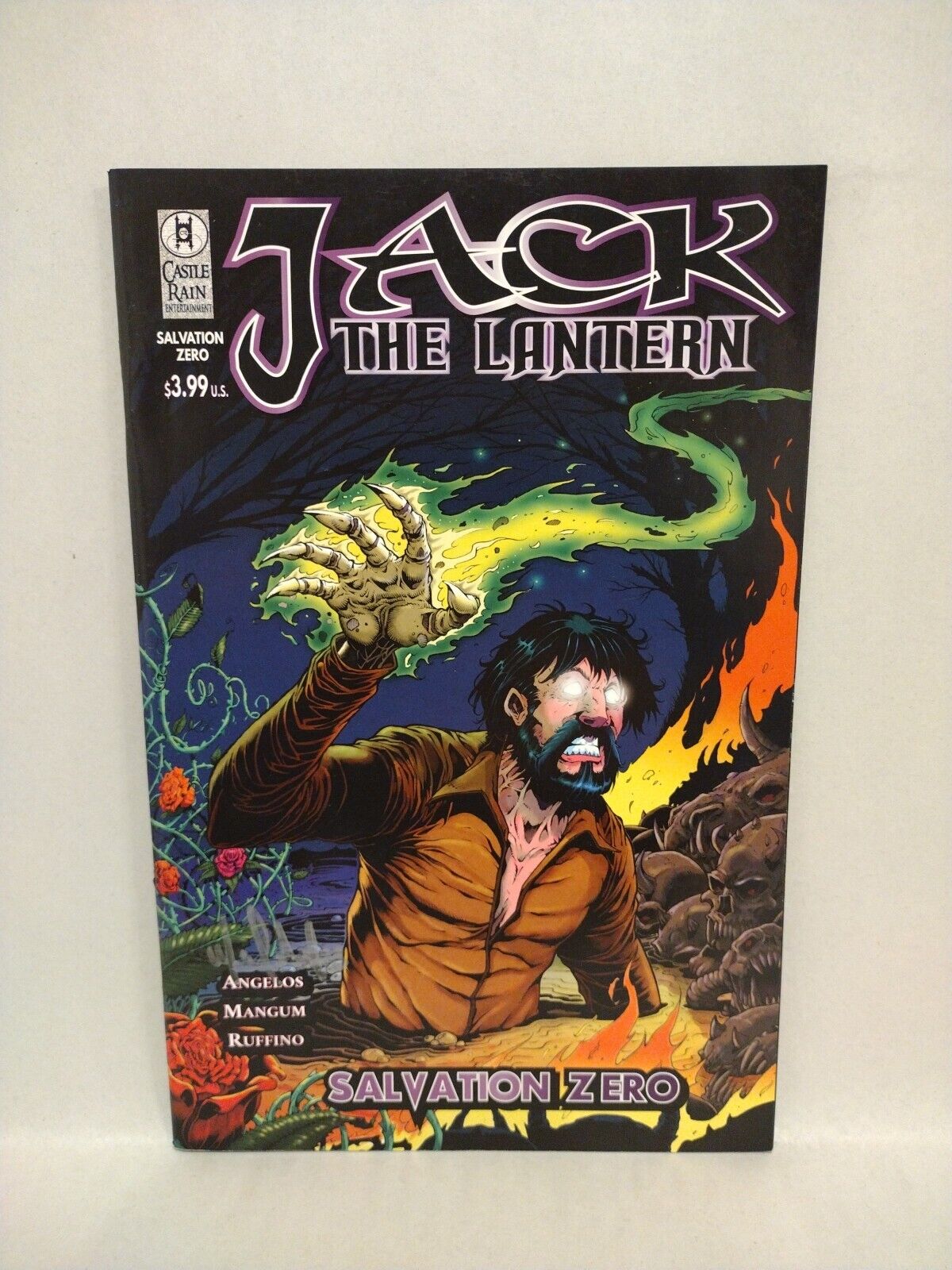 Jack The Lantern Salvation Zero (2016) Castle Rain One-Shot Comic Lot Set Signed