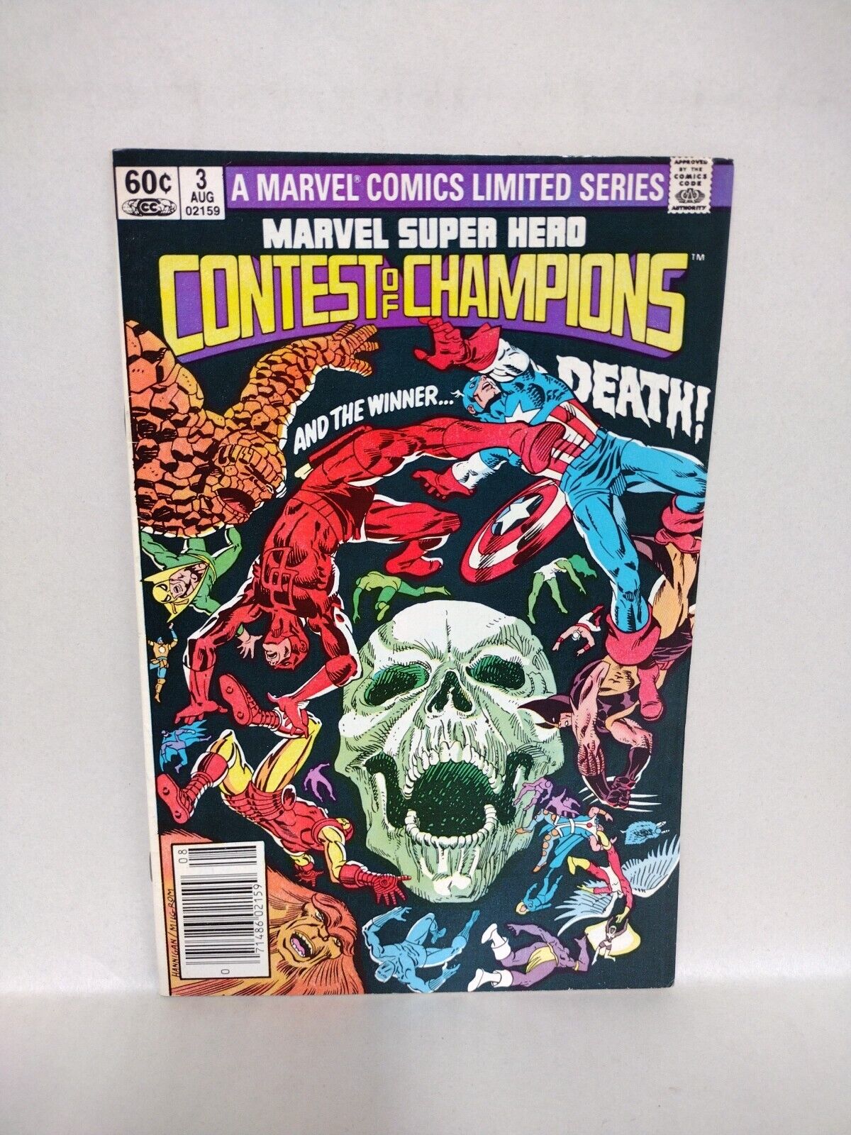 Contest Of Champions #1 2 3 (1982) Marvel Super Hero Comic Complete Lot Set