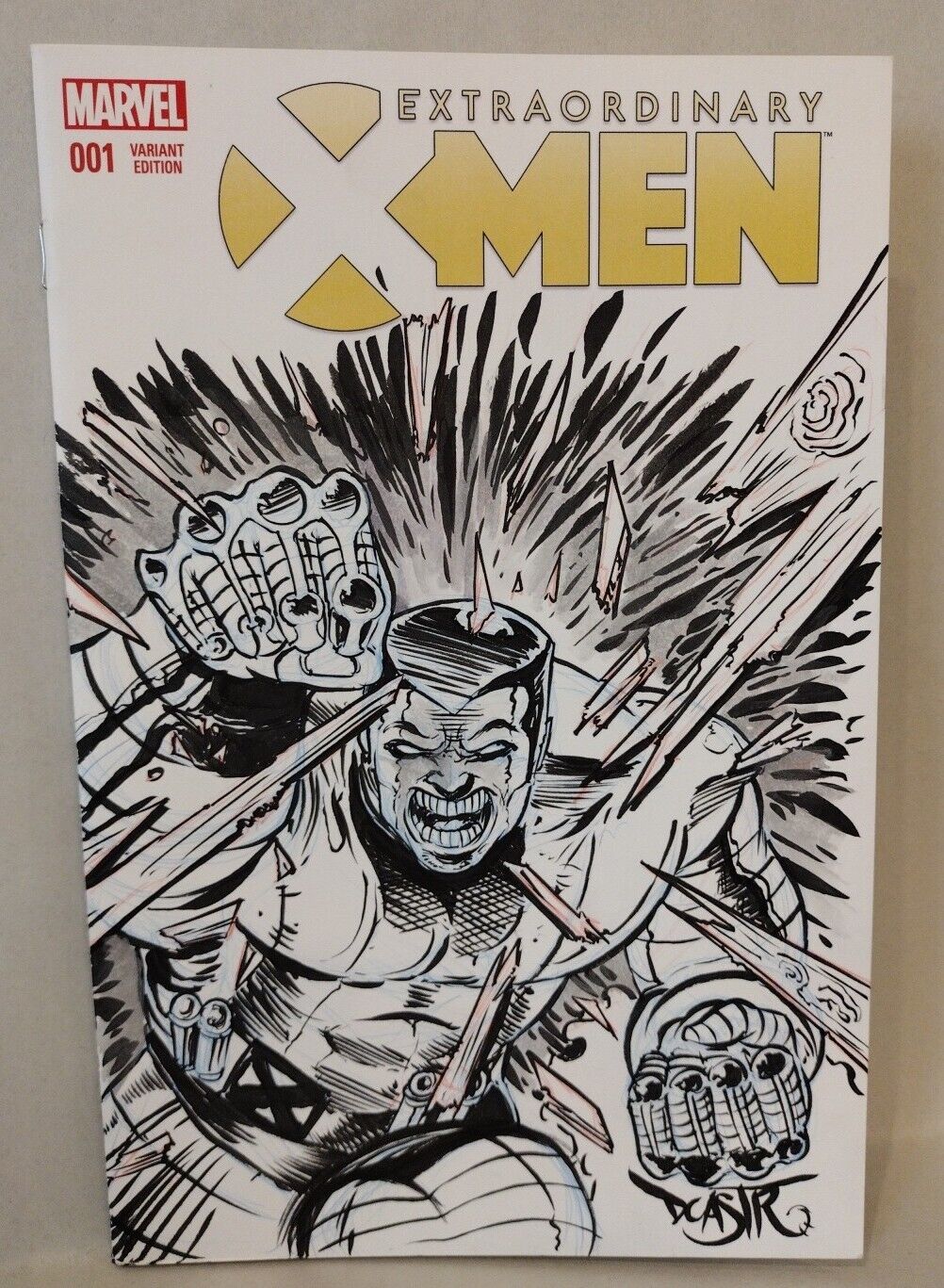 Extraordinary X-Men #1 (2016) Marvel Sketch Cover Variant Comic W Original Art