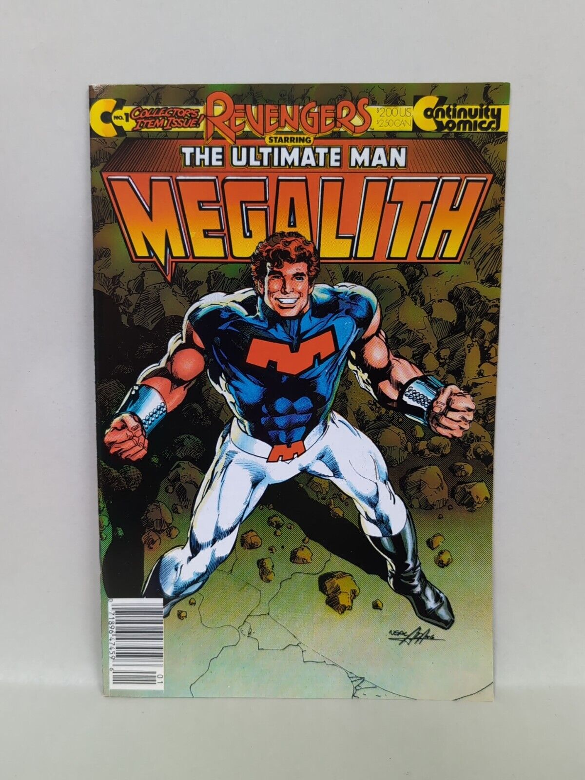 Revengers #1 & 2 (1986) Continuity Comics Neal Adams Newstand Variants Key Issue