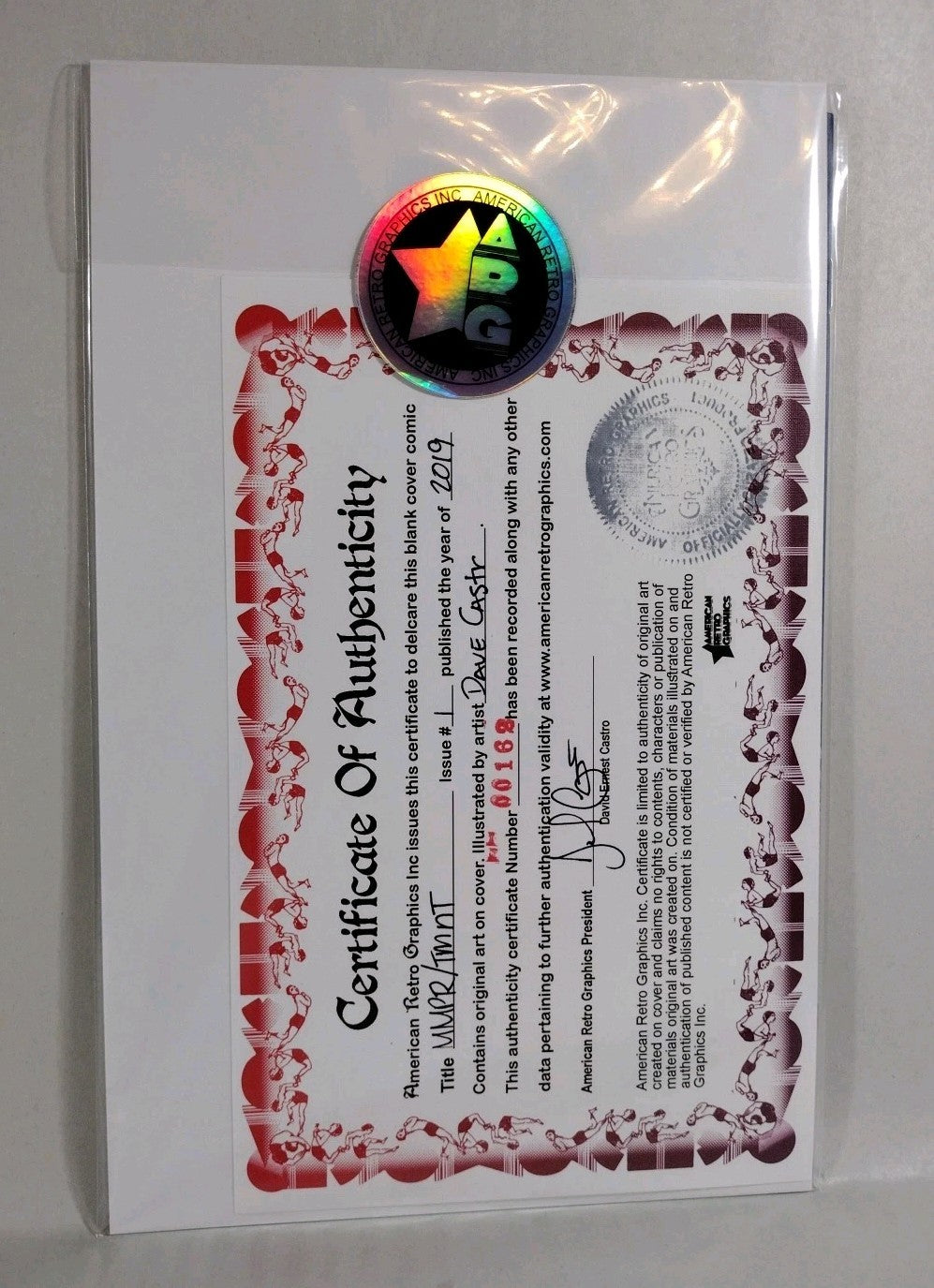 MMPR TMNT 1 (2019) IDW BOOM Sketch Cover Variant Comic W Original Dave Castr Art