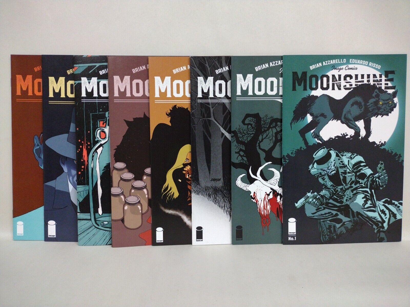 MOONSHINE (2016) Image Comic Lot Set #1 2 2b 4 5 6 7 8 Azzarello Risso NM