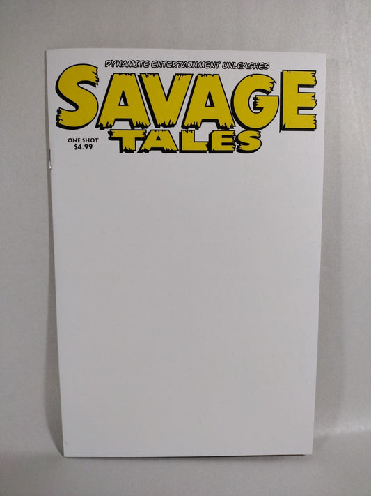 Savage Tales #1 (2022) Dynamite Blank Sketch Variant Cover One-Shot Comic New NM